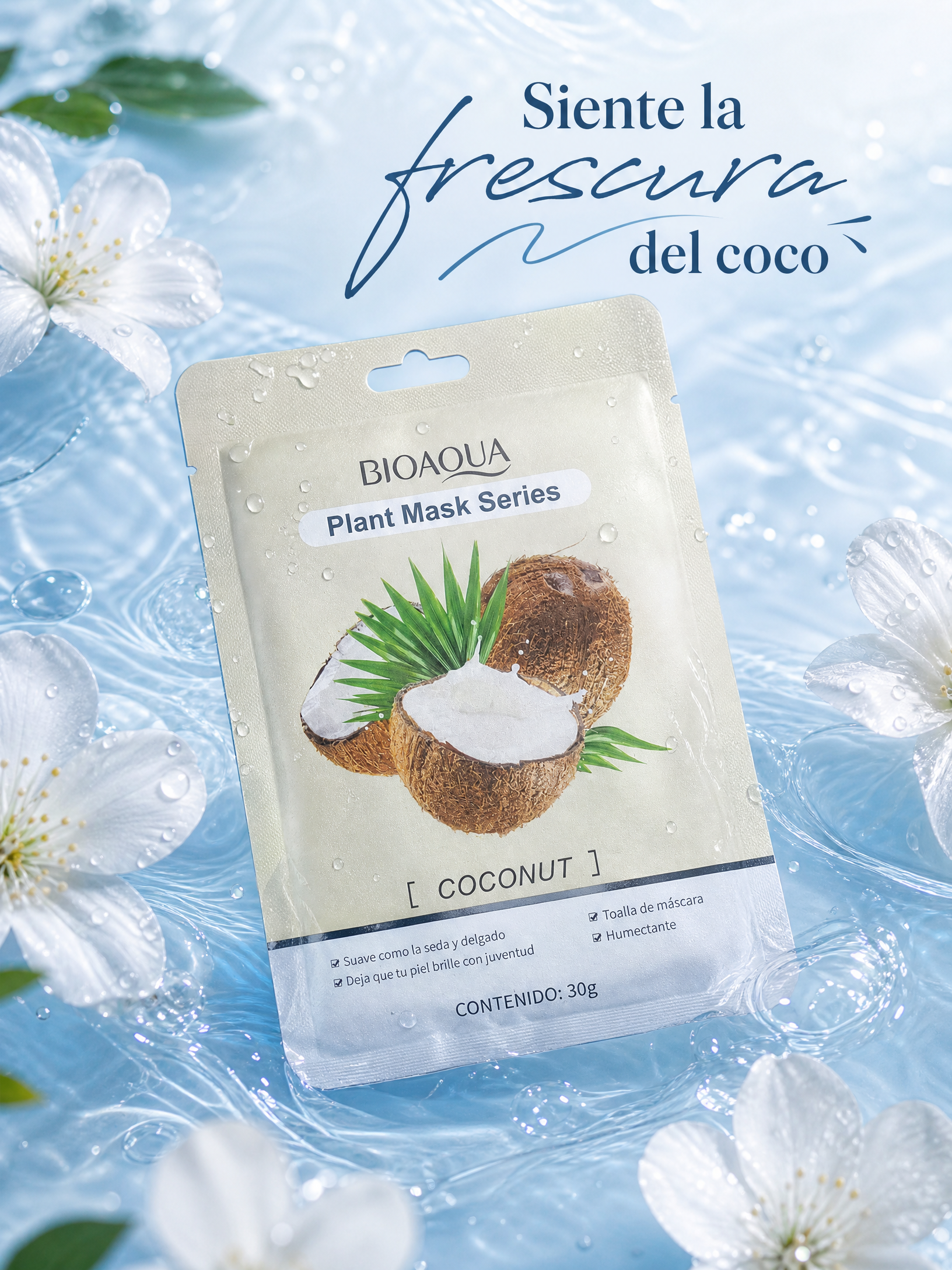 BIOAQUA MASCARILLA DE COCO