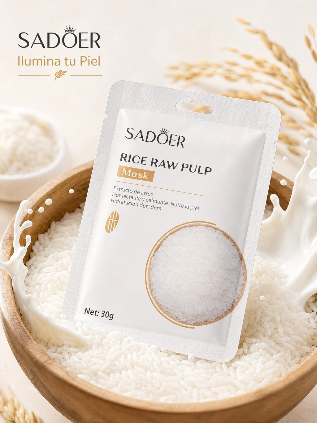SADOER MASCARILLA DE  ARROZ