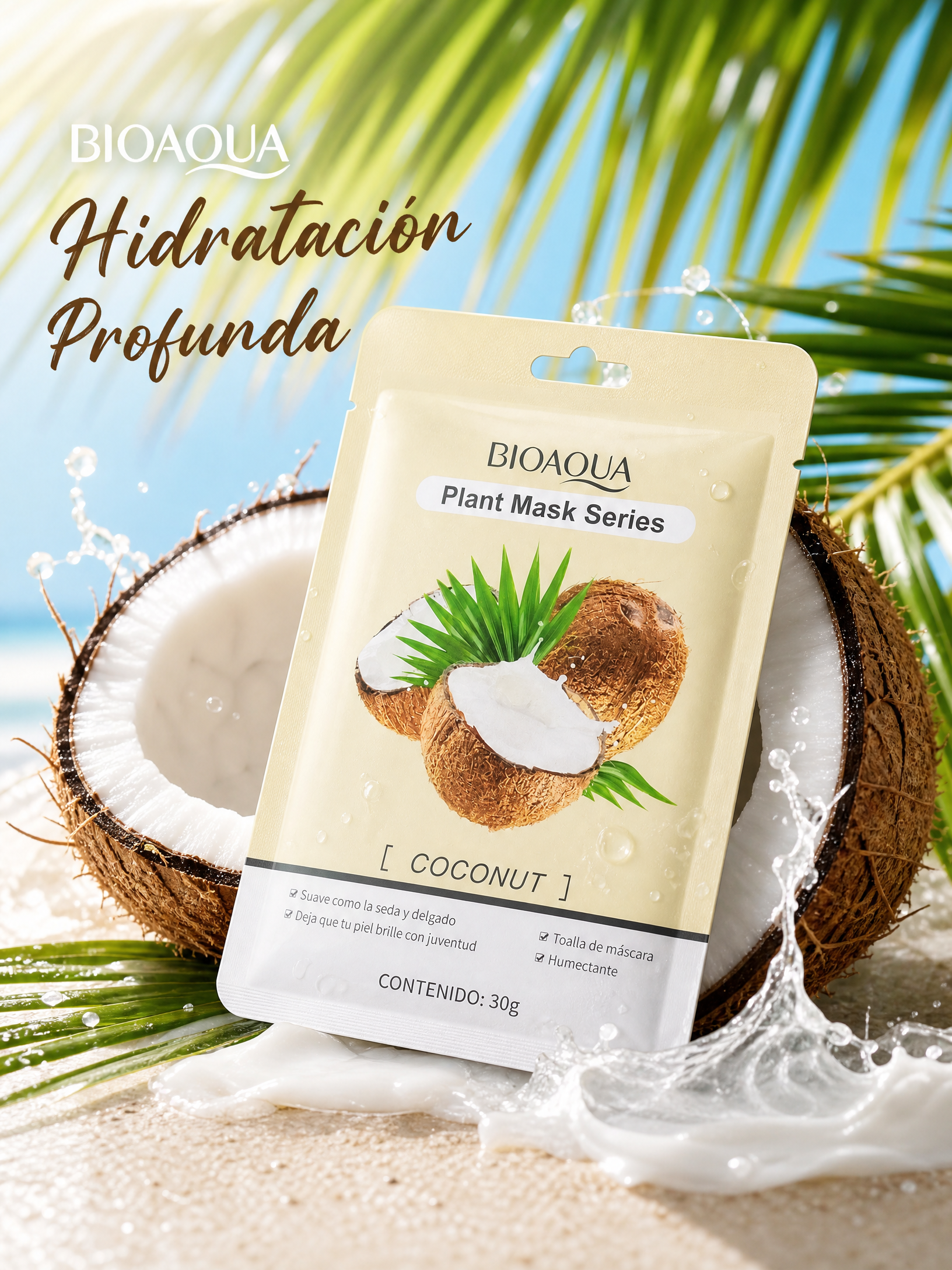BIOAQUA MASCARILLA DE COCO