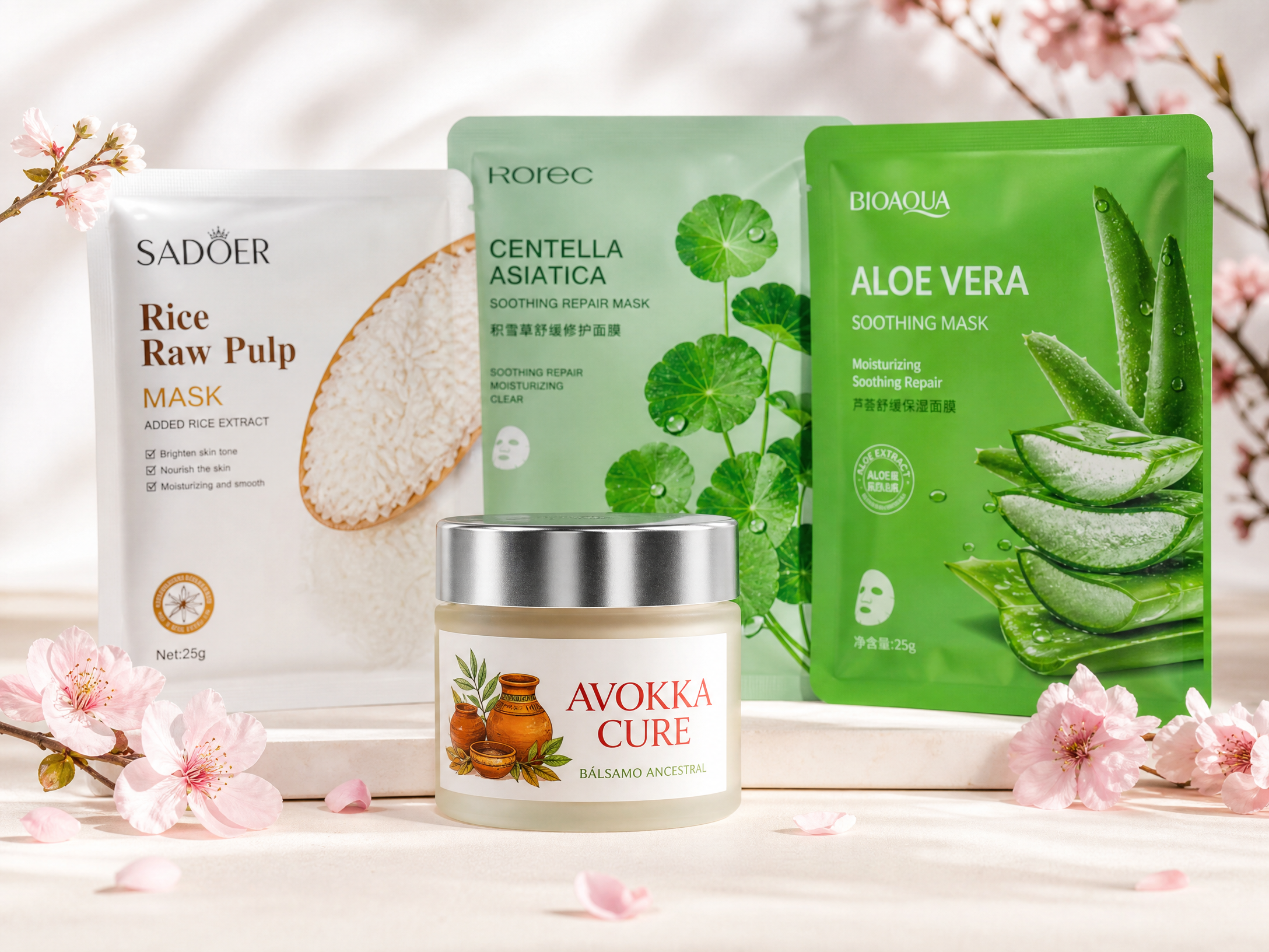 CREMA ANCESTRAL SEBO DE RES + 3 MASCARILLAS FACIALESlo