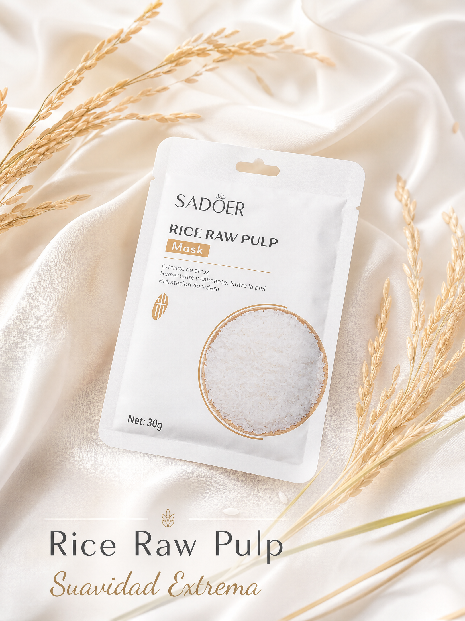SADOER MASCARILLA DE  ARROZ